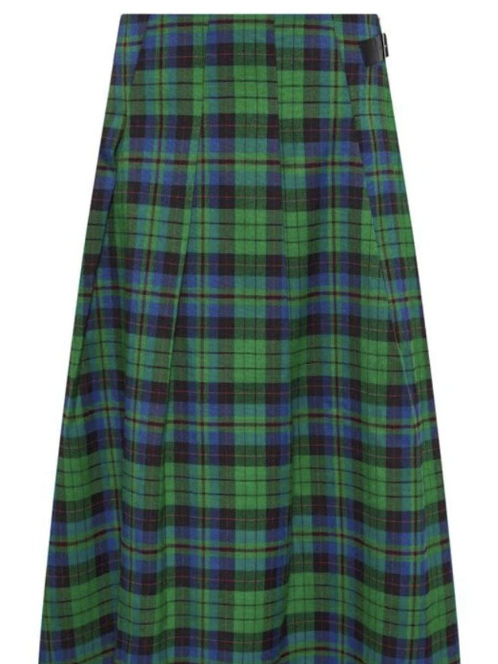 NWT PixieGirl Petite Green & Blue Check Midi Skirt in 2P - Picture 5 of 5